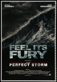 6g562 PERFECT STORM printer's test int'l 1sh 2000 Wolfgang Petersen, George Clooney, huge wave!