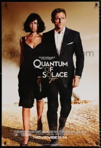 6g859 QUANTUM OF SOLACE advance 1sh 2008 Daniel Craig as James Bond, sexy Olga Kurylenko!