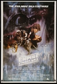 6g014 EMPIRE STRIKES BACK 27x40 REPRO poster 2000s Gone With The Wind style art by Kastel!