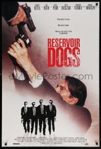 6g274 RESERVOIR DOGS 27x40 video poster 1992 Tarantino, Harvey Keitel, Steve Buscemi, Chris Penn