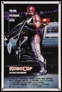6g879 ROBOCOP 1sh 1987 Paul Verhoeven classic, Peter Weller is part man, part machine, all cop!