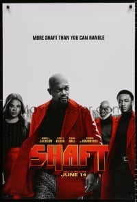 6g890 SHAFT teaser DS 1sh 2019 Samuel L. Jackson in the title role, he's more than you can handle!