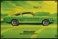 6g096 BFGOODRICH 24x36 advertising poster 1997 ready to get serious, Mustang GT350 and plane!