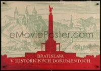 6g205 BRATISLAVA V HISTORICKYCH DOKUMENTOCH 23x33 Slovak museum/art exhibition 1960 Slavin memorial!