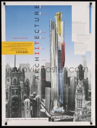 6g365 COLLEGE OF ARCHITECTURE ILLINOIS INSTITUTE OF TECHNOLOGY 24x32 special poster 1999 cool!