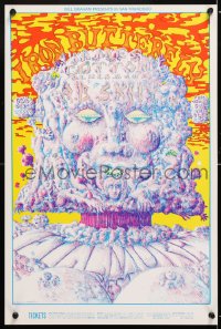 6g080 IRON BUTTERFLY/JAMES COTTON BLUES BAND/A.B. SKHY 14x21 music poster 1969 Lee Conklin art!