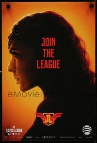 6g256 JUSTICE LEAGUE mini poster 2017 different profile of Gal Gadot as Wonder Woman!
