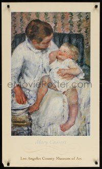 6g231 MARY CASSATT special 22x38 poster 1994 mother and child by the artist!