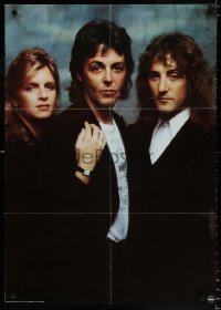 6g088 PAUL MCCARTNEY & WINGS 23x33 music poster 1978 London Town, record album insert!