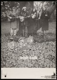 6g090 SANDS FAMILY 24x33 German music poster 1970s great image of the folk band playing under tree!