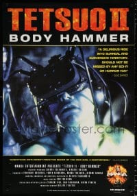 6g504 TETSUO II BODY HAMMER 27x39 special poster 1991 Shinya Tsukamoto, Tokyo is seized with rage!
