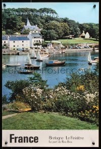 6g129 FRANCE 16x24 French travel poster 1964 great image of Bretagne Le Finistere!