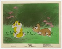 6h046 BAMBI color-glos 8x10 still 1942 Disney classic, Thumper finds romance with another rabbit!