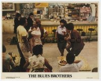 6h050 BLUES BROTHERS 8x10 mini LC 1980 Belushi & Aykroyd watch Aretha Franklin sing to Matt Murphy!
