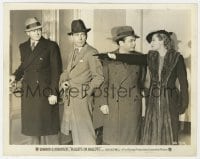 6h188 BULLETS OR BALLOTS 8x10 still 1936 Robinson stares at Blondell pointing at Bogart & MacLane!