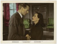 6h053 CASANOVA BROWN color 8x10.25 still 1944 close up of Gary Cooper holding Teresa Wright's hands!