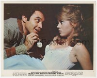 6h054 CAT BALLOU color 8x10 still #1 1965 Michael Callan shows pocket watch to sexy Jane Fonda!