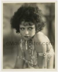 6h226 CLARA BOW 8x10 still 1920s sexy portrait in incredible jeweled outfit by Eugene Robert Richee!