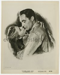 6h273 DEVIL MAKES THREE 8x10.25 still 1952 great art of Gene Kelly & Pier Angeli about to kiss!