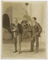 6h291 DONALD CRISP deluxe 8x10 still 1910s early in his career when he was a director by camera!