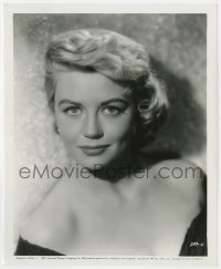 6h295 DOROTHY MALONE 8.25x10 still 1957 beautiful close portrait with bare shoulders!