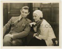 6h351 FREE SOUL 8x10.25 still 1931 great c/u of Clark Gable & Norma Shearer happily conferring!
