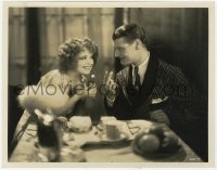 6h419 HER WEDDING NIGHT 8x10.25 still 1930 Ralph Forbes wants two sugars from smiling Clara Bow!