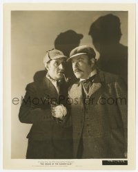 6h430 HOUND OF THE BASKERVILLES 8x10.25 still 1939 Rathbone as Sherlock Holmes, Bruce as Watson!