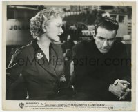 6h441 I CONFESS 8.25x10 still 1953 Alfred Hitchcock, c/u of torn Montgomery Clift & Anne Baxter!