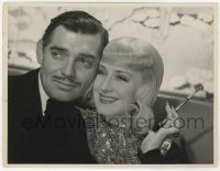 6h451 IDIOT'S DELIGHT 8x10.25 still 1939 smoking blonde Norma Shearer & Clark Gable by Willinger!