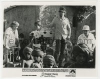 6h457 INDIANA JONES & THE TEMPLE OF DOOM candid 8x10 still 1984 Steven Spielberg by camera on set!