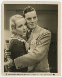 6h467 IT PAYS TO ADVERTISE 8x10.25 still 1931 romantic close up of Carole Lombard & Norman Foster!