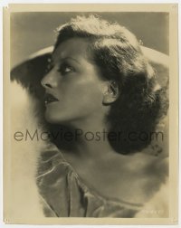 6h490 JOAN CRAWFORD 8x10.25 still 1930s MGM head & shoulders portrait of the charming star!