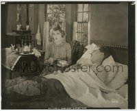 6h494 JOHANNA ENLISTS 8.25x10 still 1918 Mary Pickford nurses Douglas MacLean sick in bed!