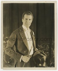 6h496 JOHN BARCLAY 8.25x10 still 1930s c/u of the English actor in tuxedo with top hat & cane!