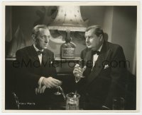 6h543 LAST HOLIDAY 8.25x10 still 1950 great close up of Alec Guinness having a drink!