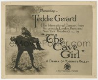 6h211 CAVE GIRL 8x10 LC 1921 Boris Karloff in early role w/ International Dancer Teddie Gerard!