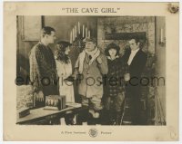 6h209 CAVE GIRL 8x10 LC 1921 Charles Meredith, Teddie Gerard & Elinor Hancock with two bad men!