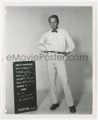 6h564 LONG, HOT SUMMER wardrobe test 8.25x10 still 1958 Paul Newman in his costume for the store!