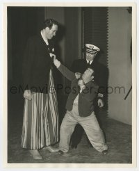 6h567 LOU COSTELLO/JACK DEMPSEY deluxe 8x10 still 1940s with the world's tallest man Lock Martin!