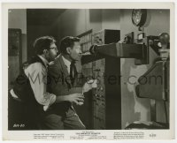 6h585 MAGNETIC MONSTER 8.25x10.25 still 1953 Richard Carlson watching the creature in the lab!