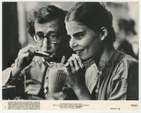 6h065 MANHATTAN 8x10 mini LC #3 1979 Woody Allen plays harmonica for Mariel Hemingway sipping soda!