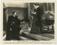 6h624 MARY OF SCOTLAND 8x10 still 1936 Katharine Hepburn & John Carradine by huge globe!