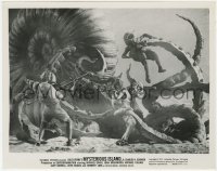 6h661 MYSTERIOUS ISLAND 8x10 still 1961 Harryhausen special effects scene w/giant Ammonite monster!
