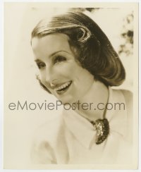 6h689 NORMA SHEARER deluxe 8x10 still 1930s MGM studio portriat of the smiling leading lady!