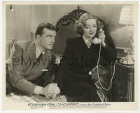 6h695 OLD ACQUAINTANCE 8x10 still 1943 Loder comforts Bette Davis as she gets bad news by phone!