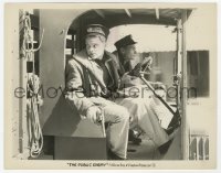 6h750 PUBLIC ENEMY 8x10.25 still 1931 great c/u of James Cagney & Edward Woods with guns in truck!