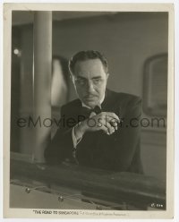 6h780 ROAD TO SINGAPORE 8x10.25 still 1931 great close up of William Powell smoking on ship's deck!