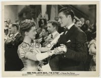 6h828 SISTERS 8x10.25 still 1938 great romantic close up of Errol Flynn & Bette Davis dancing!