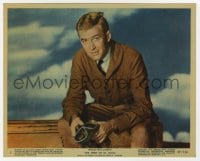 6h074 SPIRIT OF ST. LOUIS color 8x10 still #5 1957 James Stewart as Charles Lindbergh, Billy Wilder
